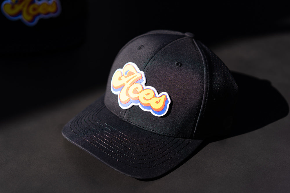 The Aces Retro Script Premium Hat